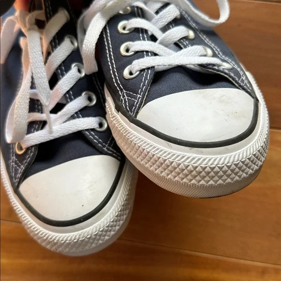 Converse Navy Sneakers Women’s 9 - Picture 5 of 7